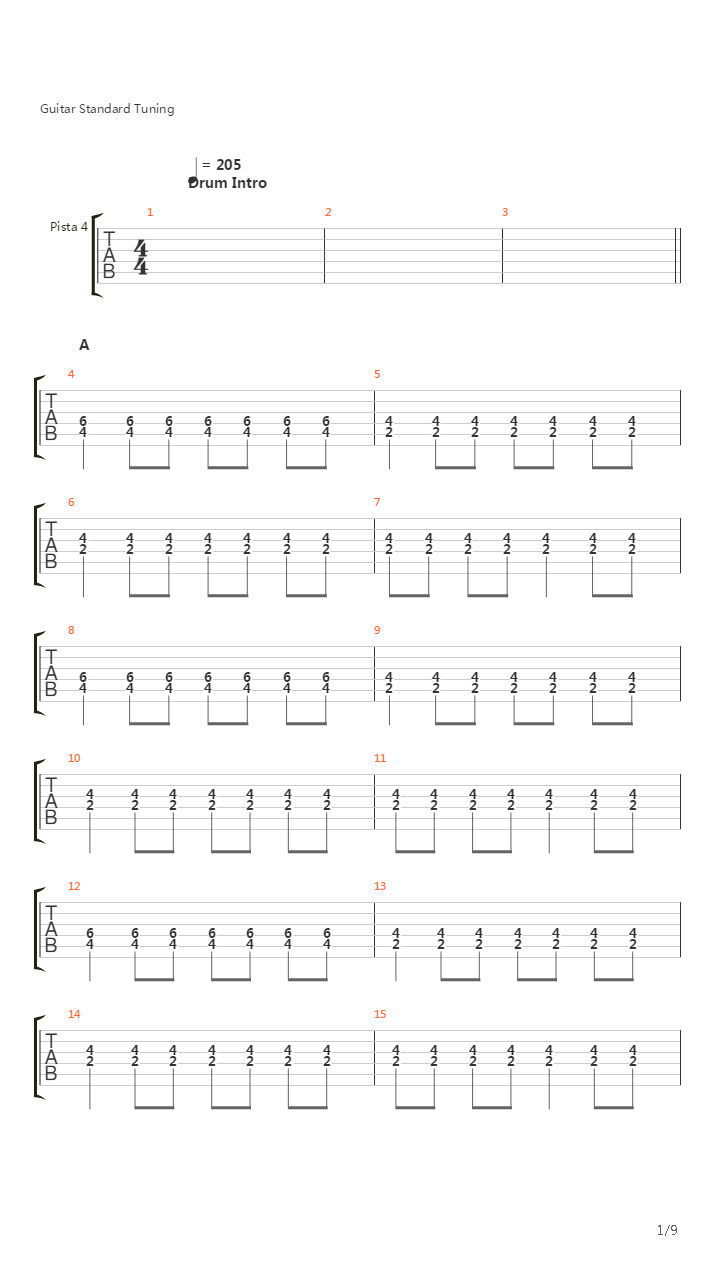 Automatic吉他谱