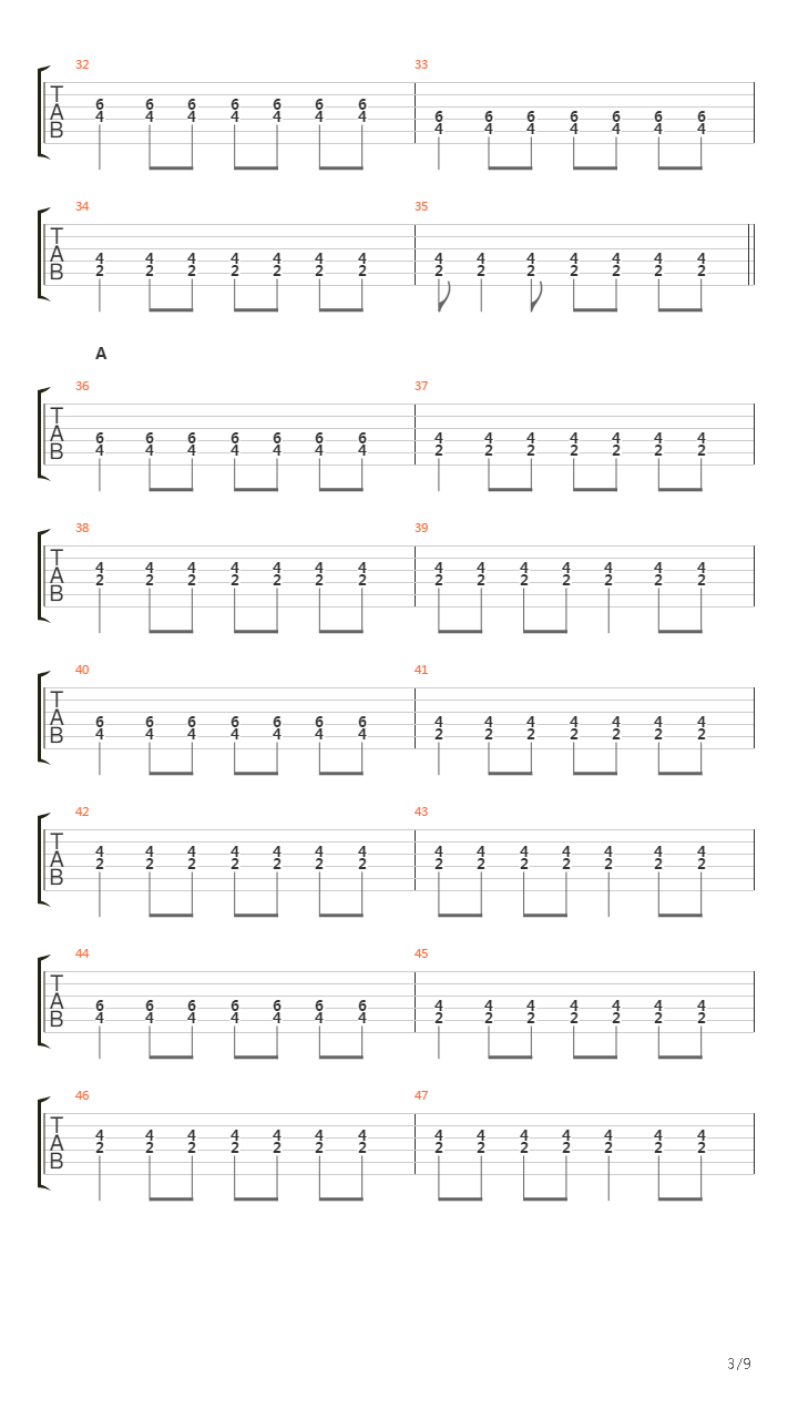 Automatic吉他谱