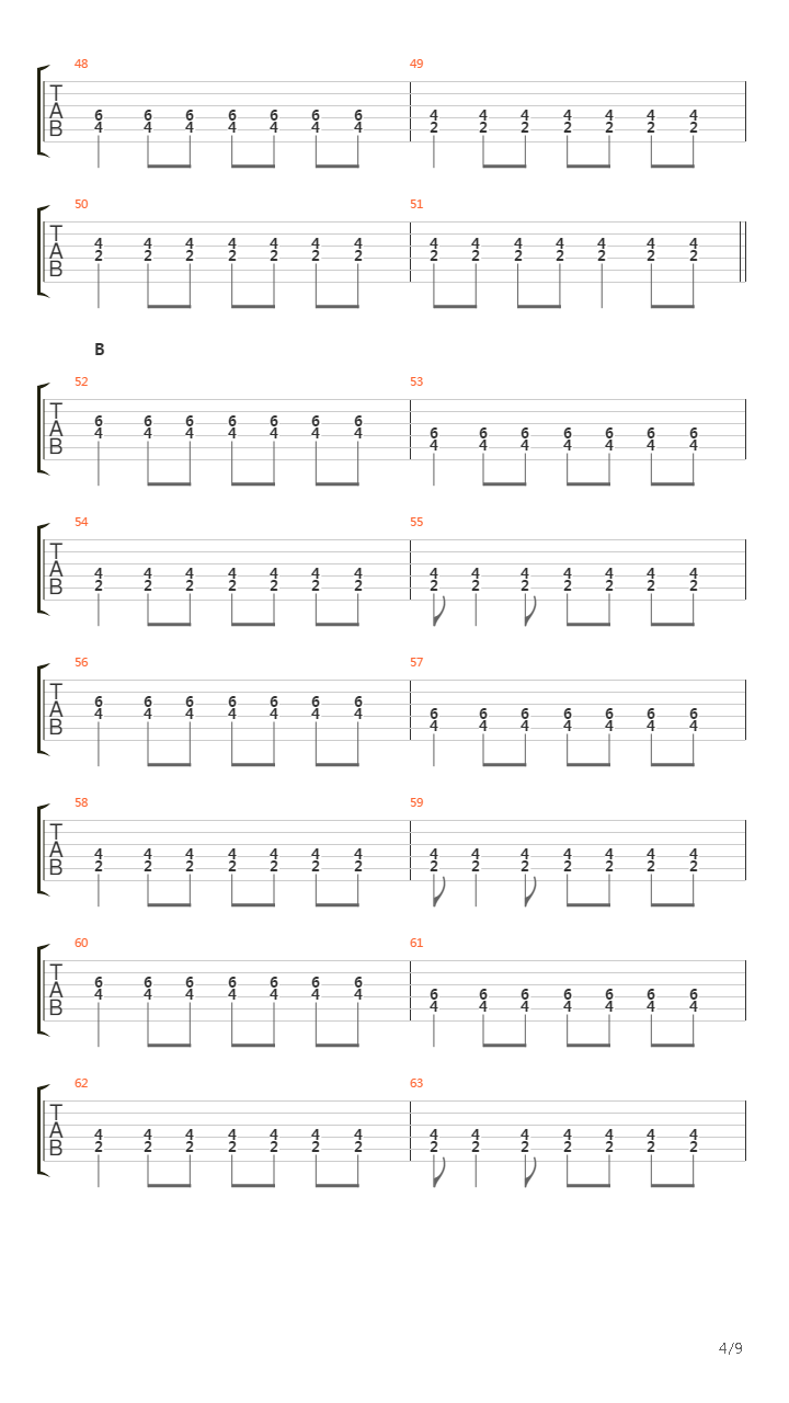 Automatic吉他谱