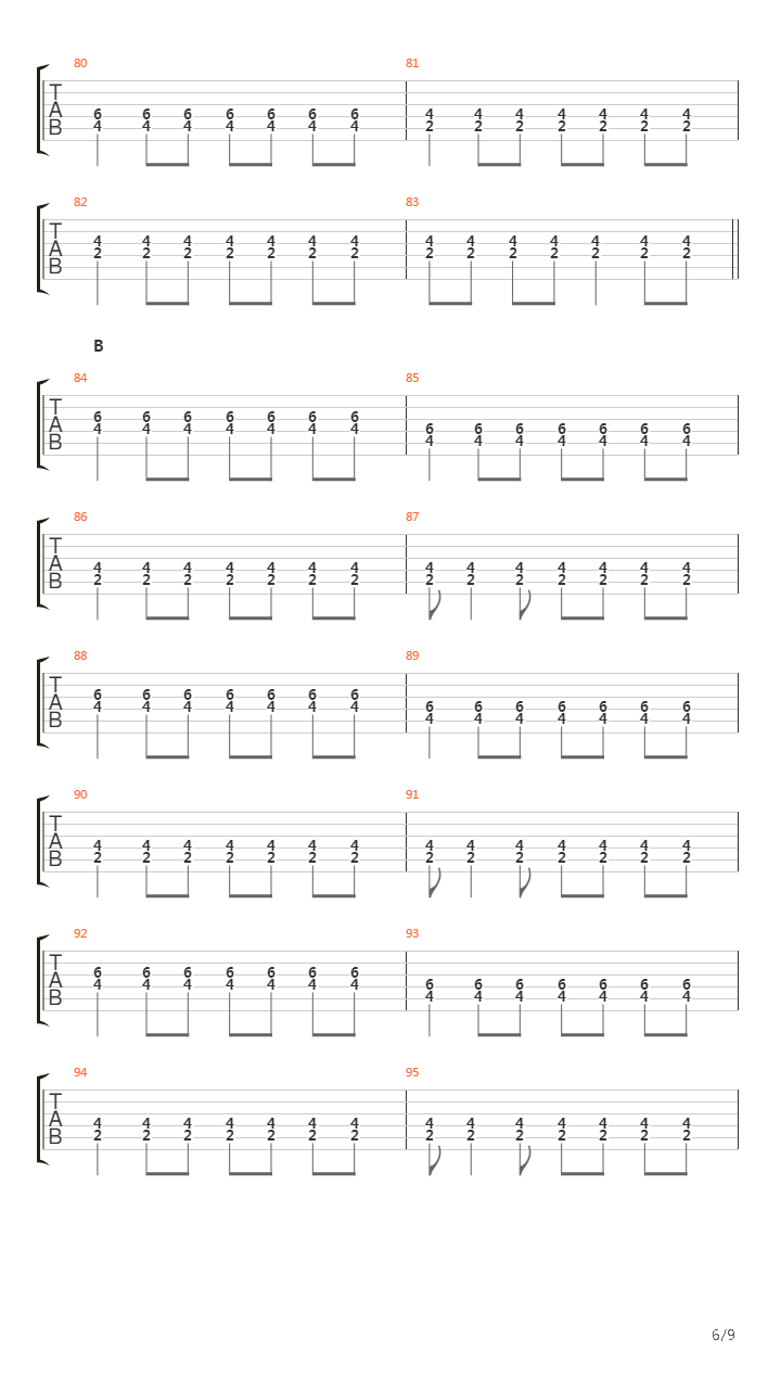 Automatic吉他谱