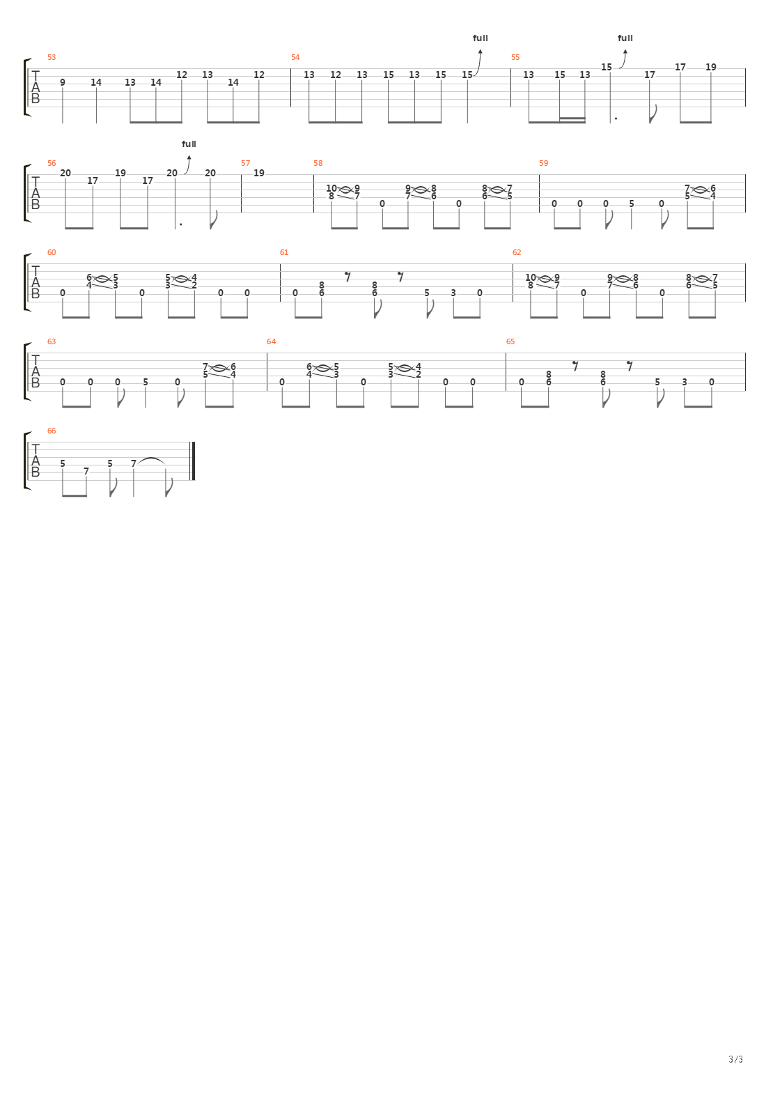 Syu Demonstration 1吉他谱