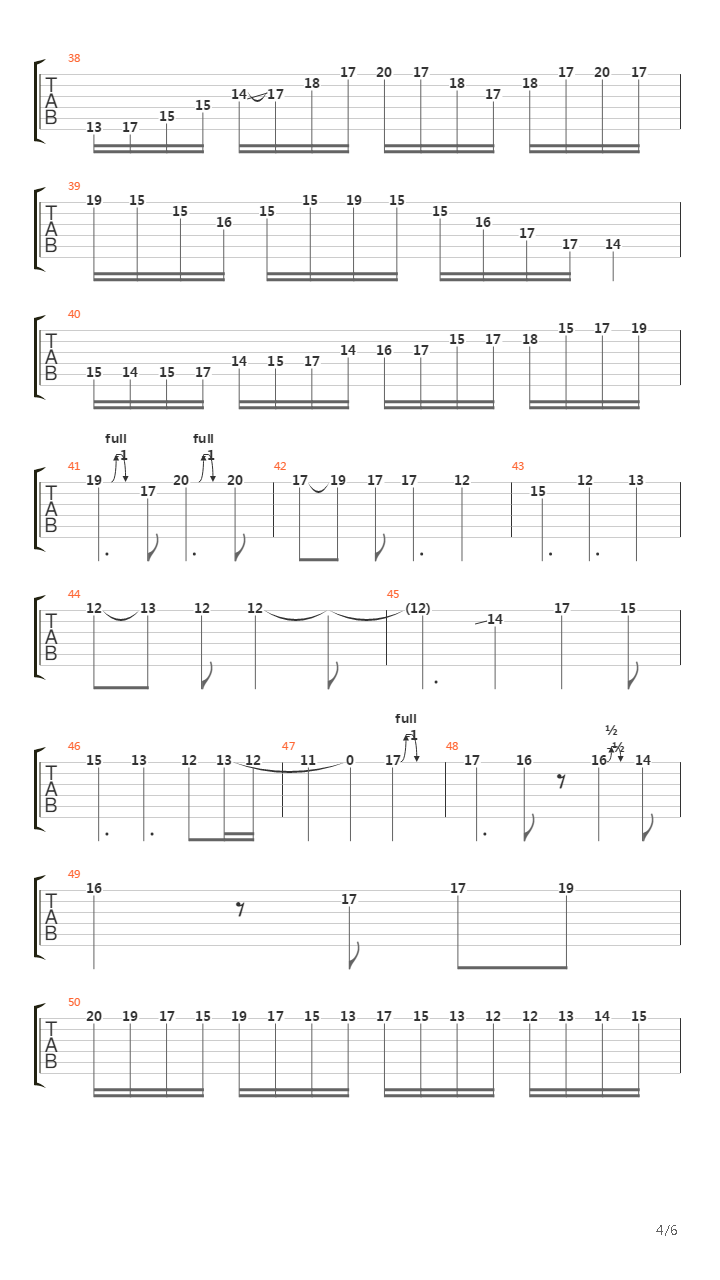 Syu Demonstration 1吉他谱