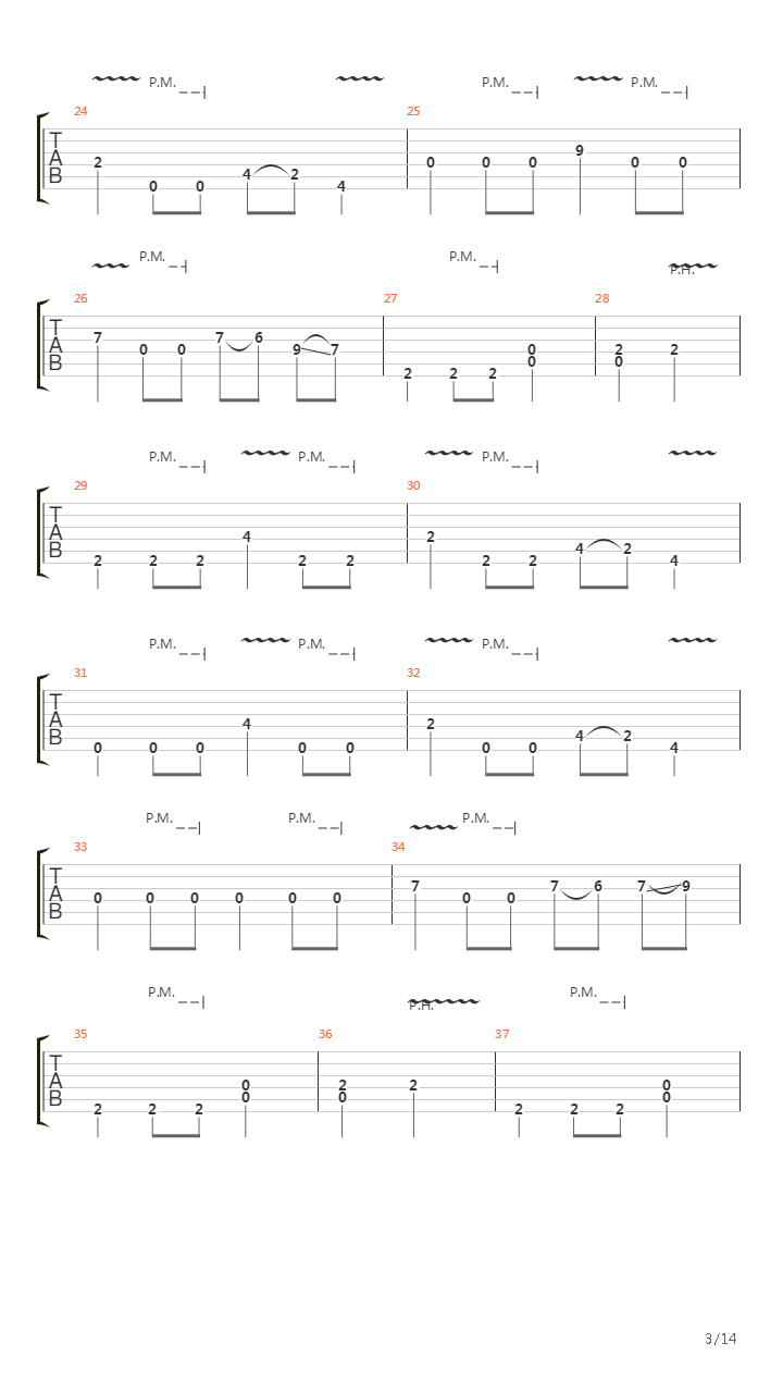 Black Writs吉他谱