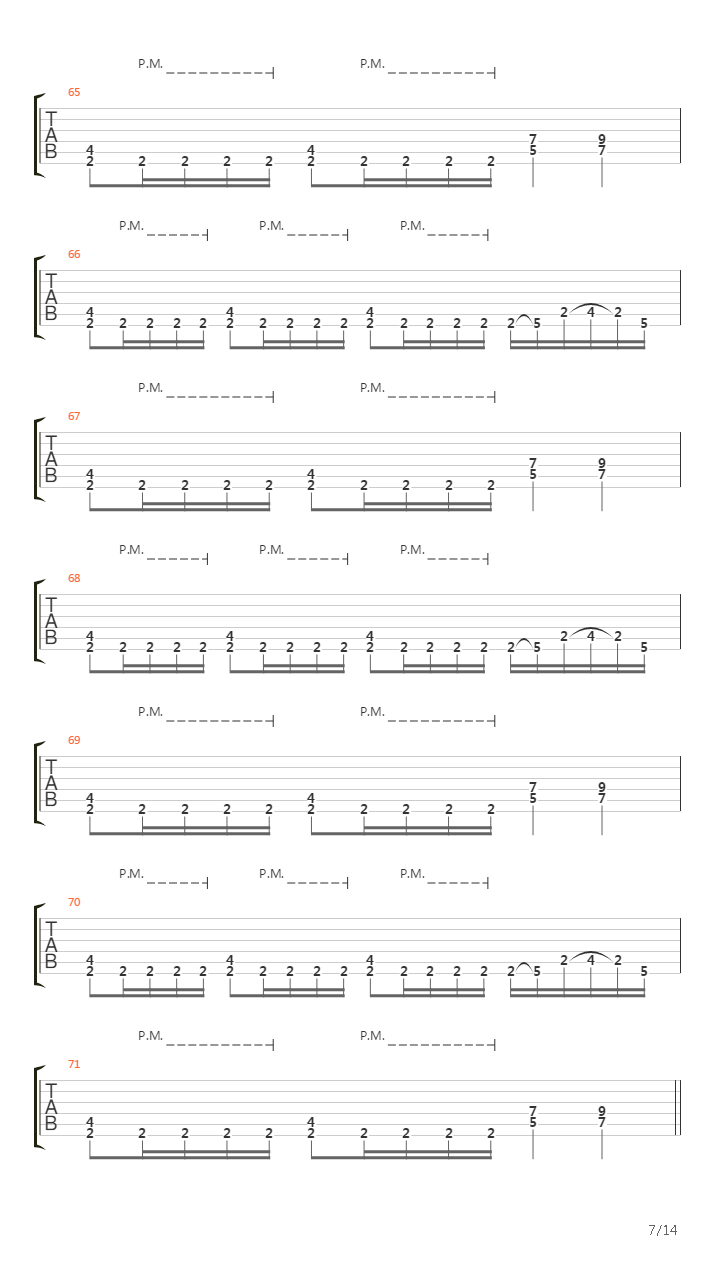 Black Writs吉他谱