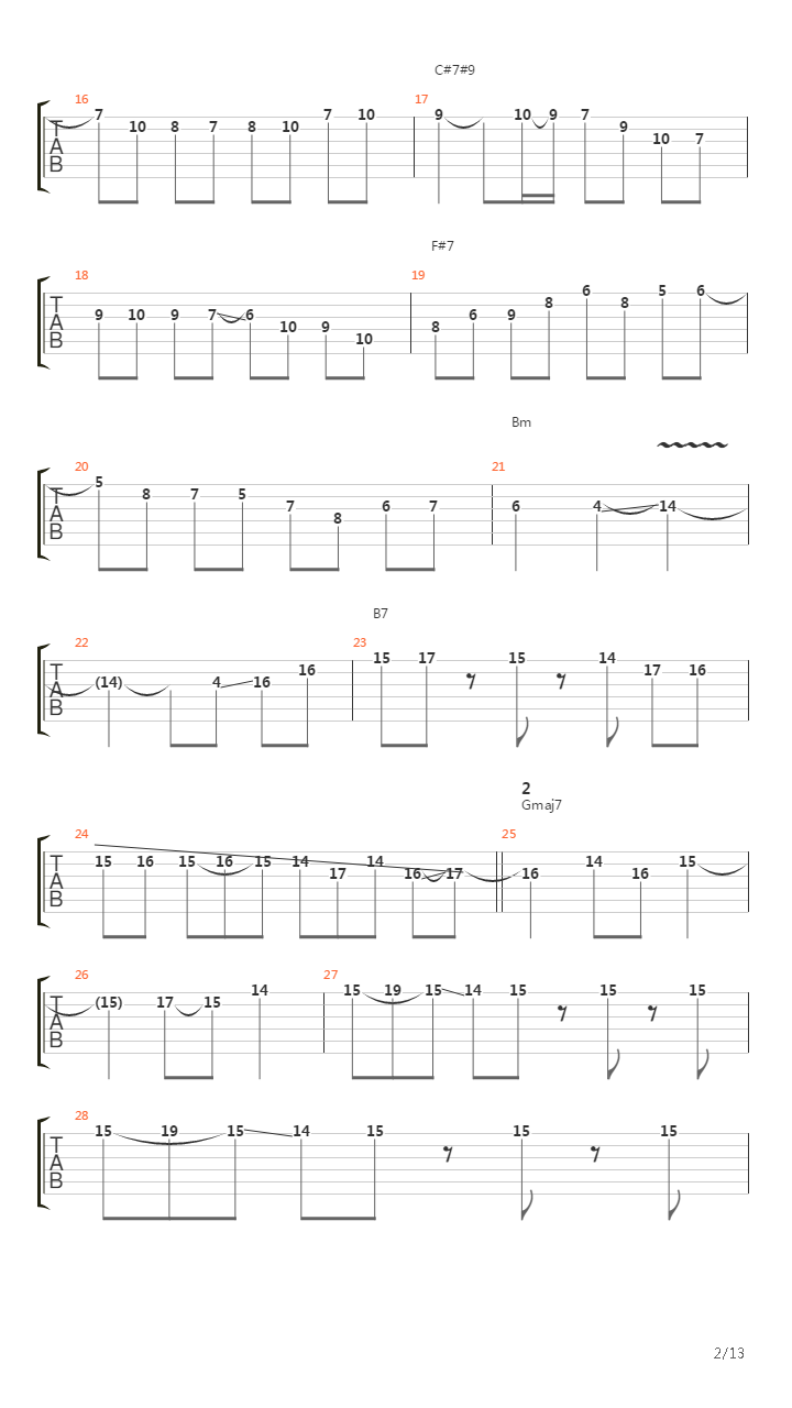 Spain吉他谱