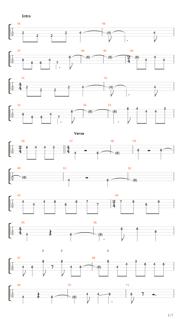 39吉他谱