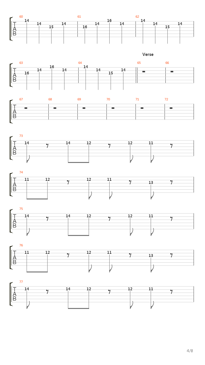 Calc吉他谱