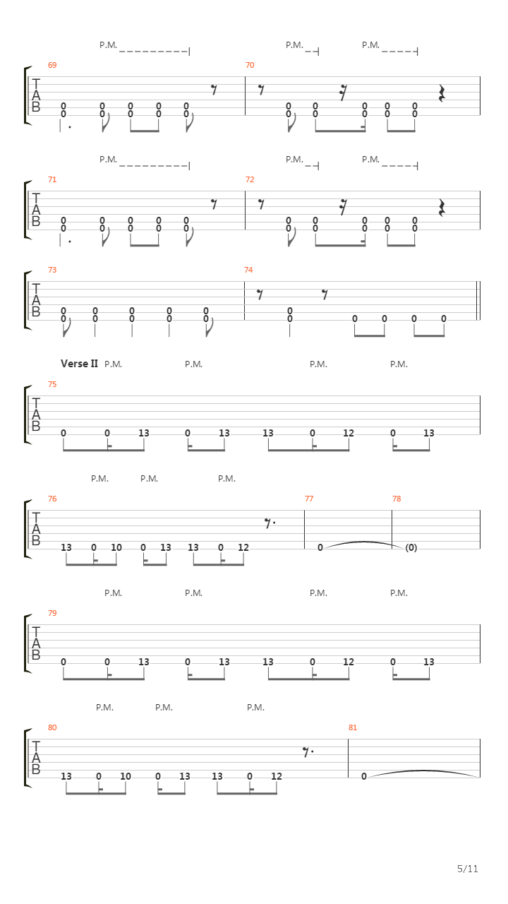 Shells Of Fury吉他谱