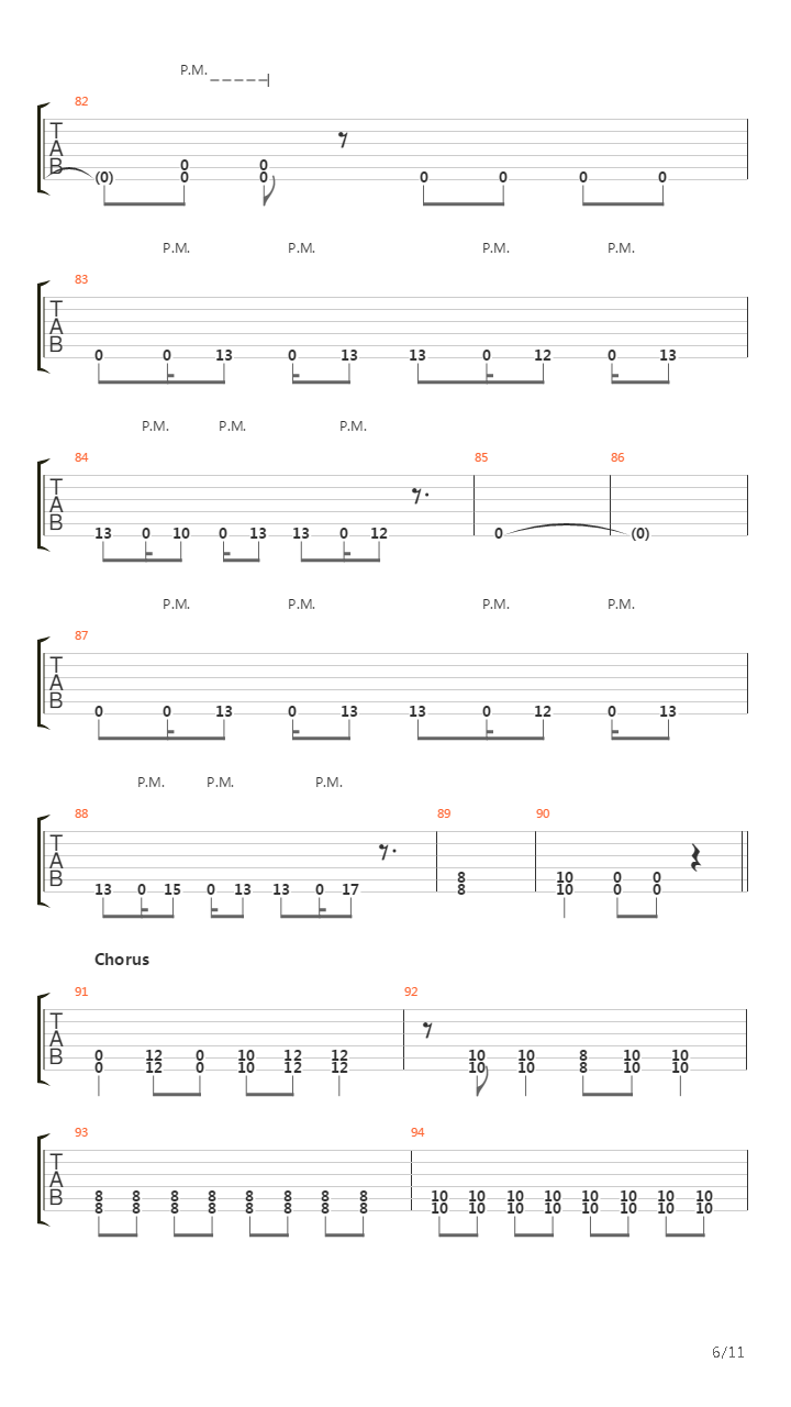 Shells Of Fury吉他谱
