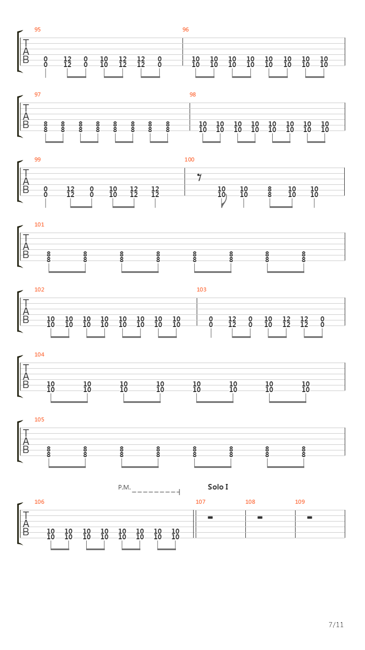 Shells Of Fury吉他谱