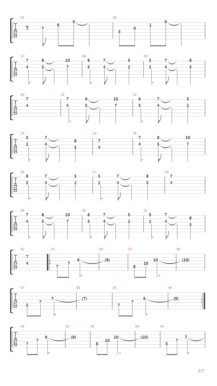 The Assassin吉他谱