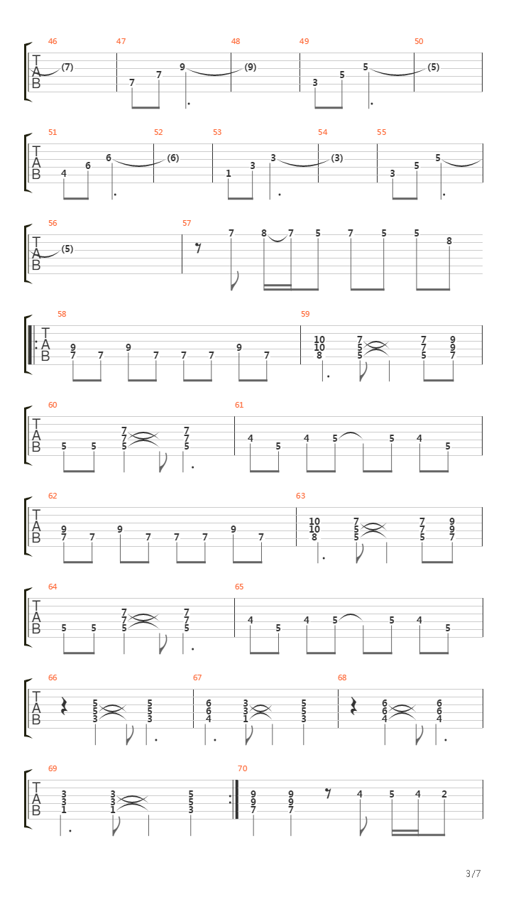 The Assassin吉他谱