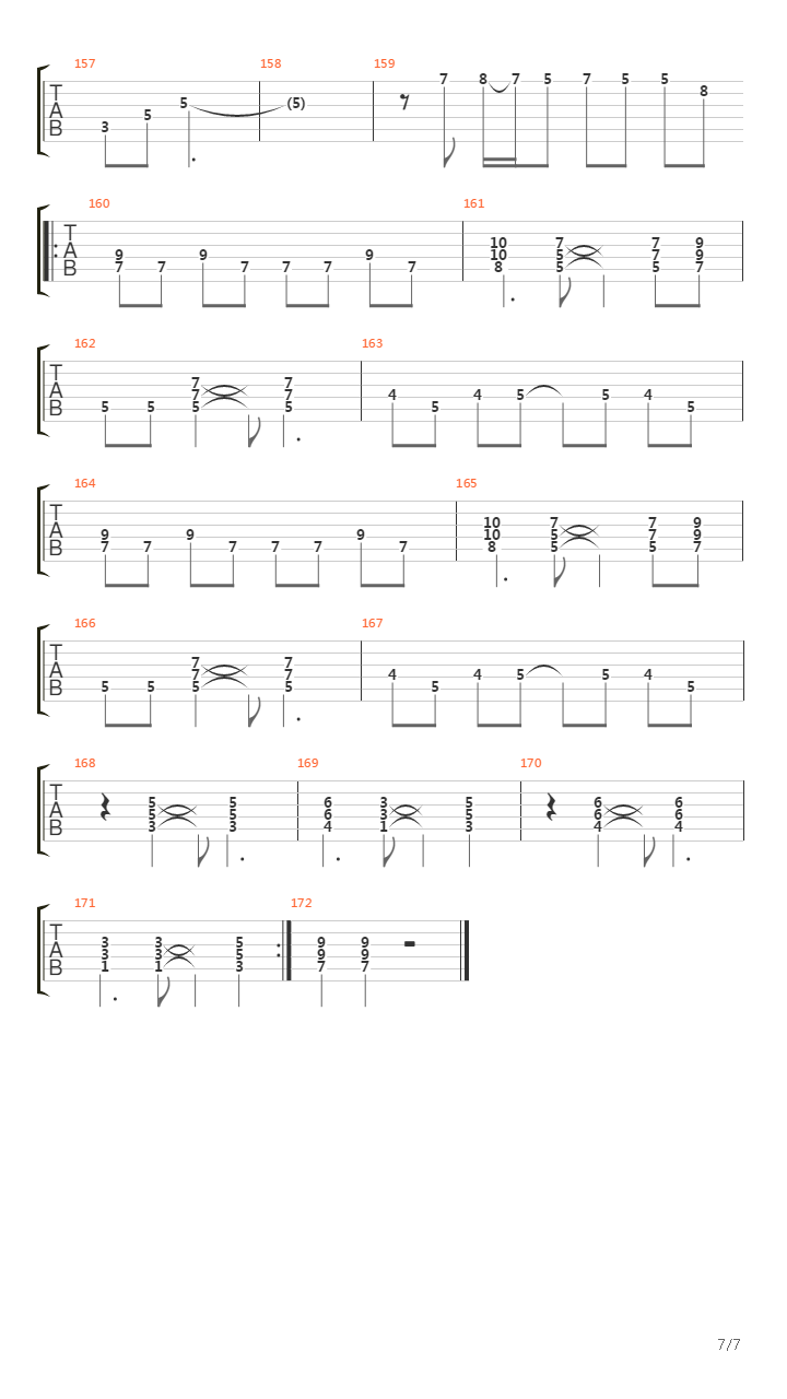 The Assassin吉他谱