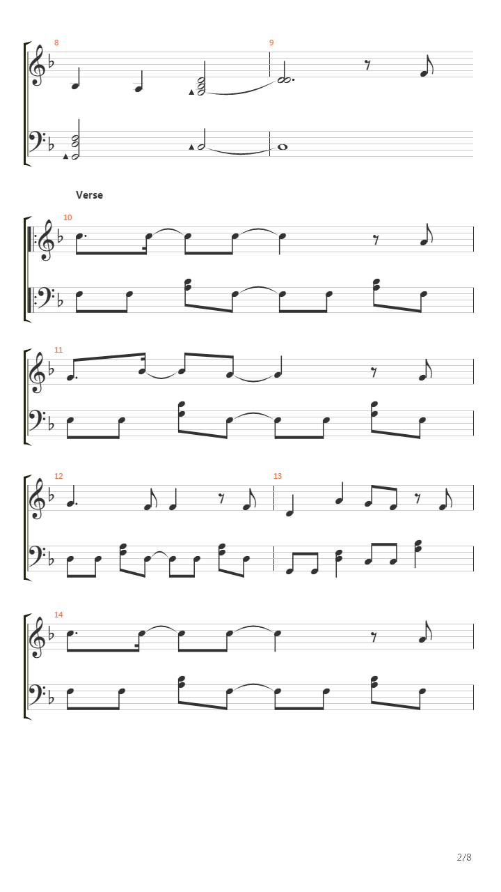 Carnation Piano Solo吉他谱