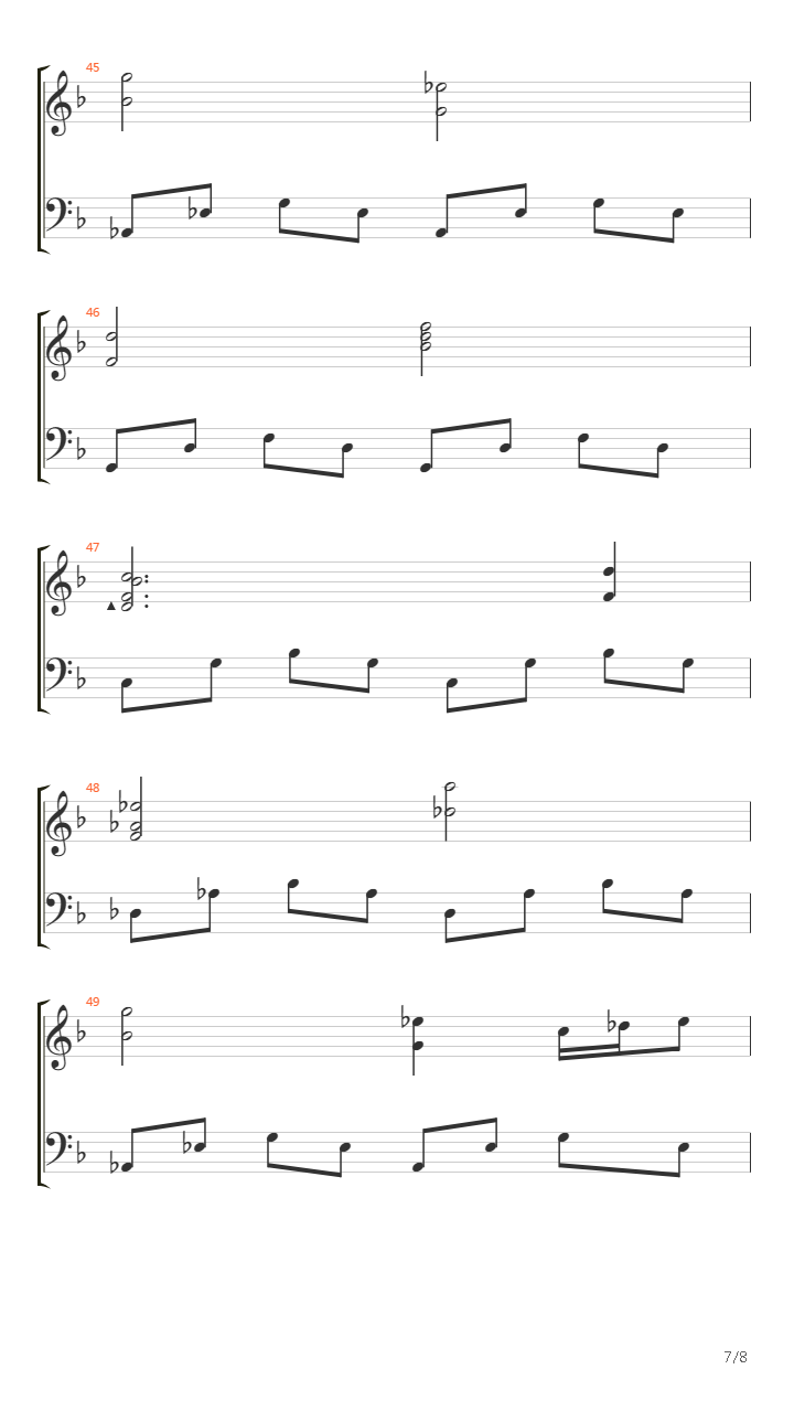 Carnation Piano Solo吉他谱