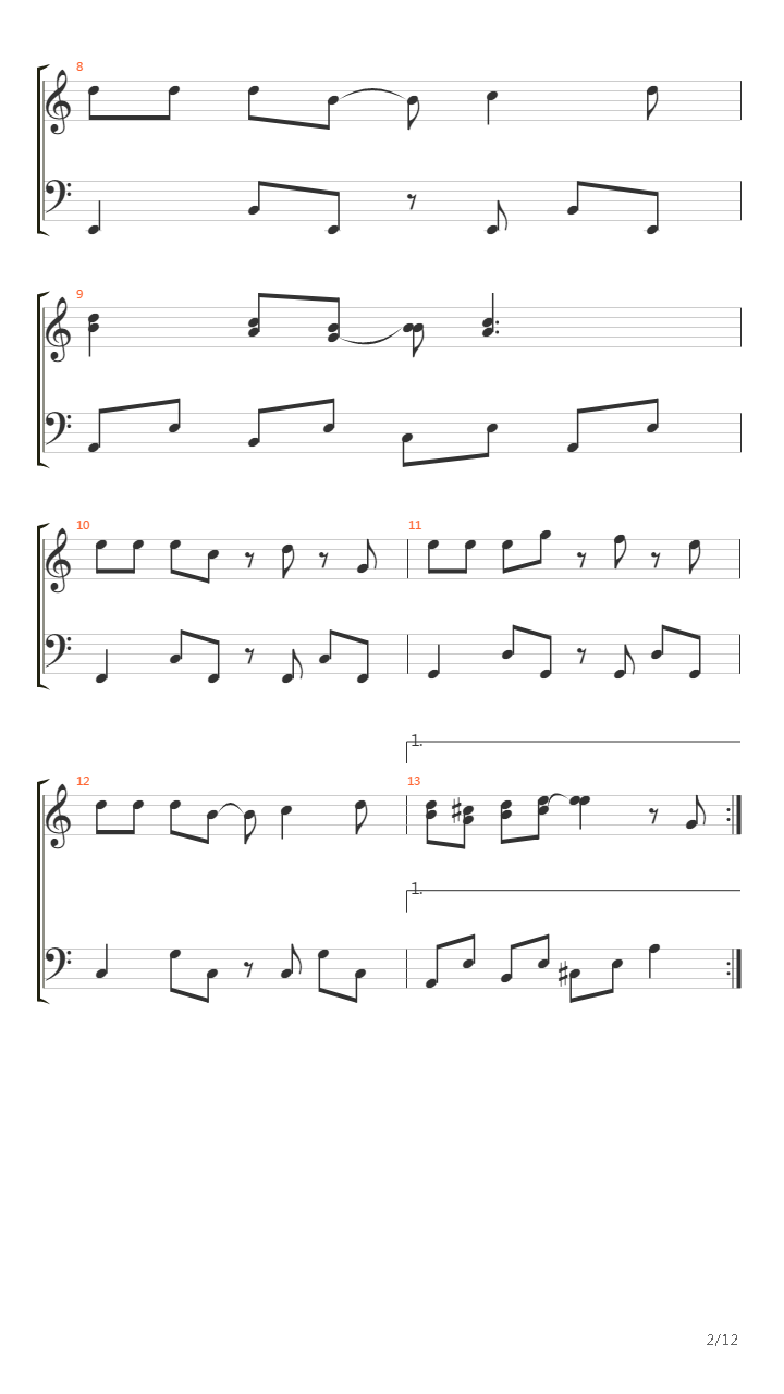 Shining Ray Piano Solo吉他谱