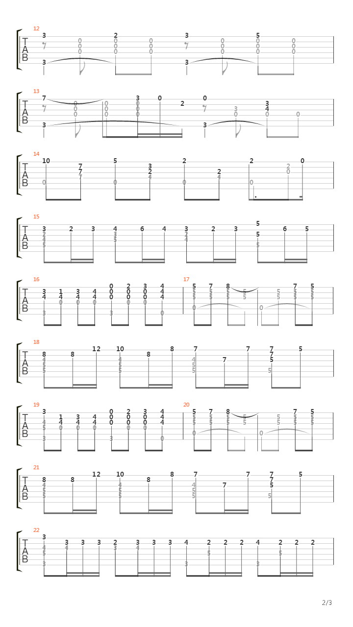 Andantino In G Major吉他谱