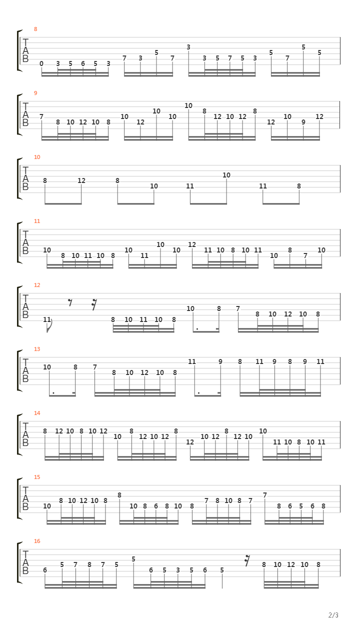 2 Parts Invention No14吉他谱