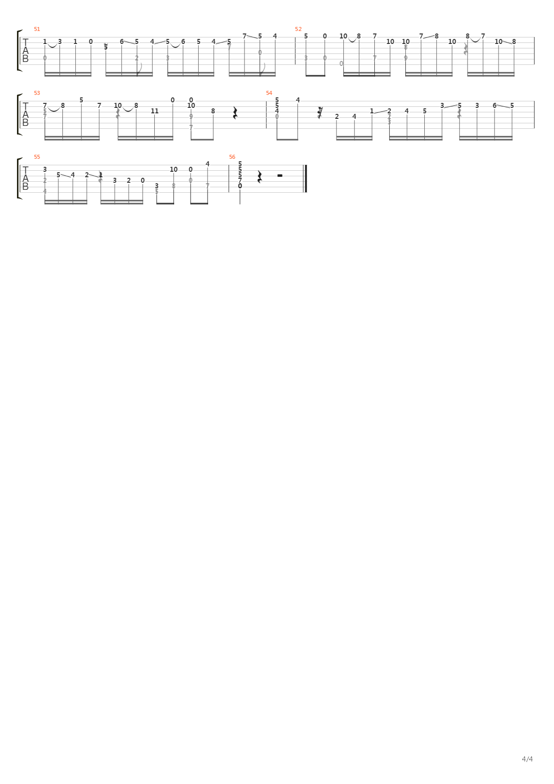 Bwv 997 - Prelude吉他谱