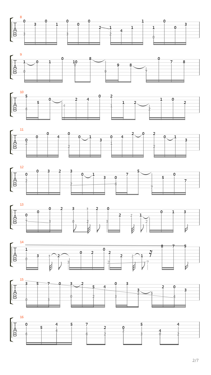 Bwv 997 - Prelude吉他谱