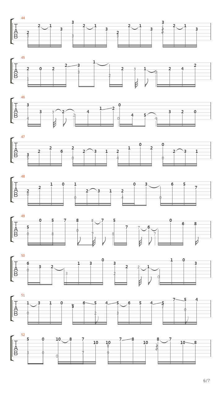 Bwv 997 - Prelude吉他谱