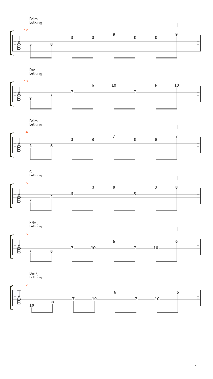 Prelude In C Major吉他谱