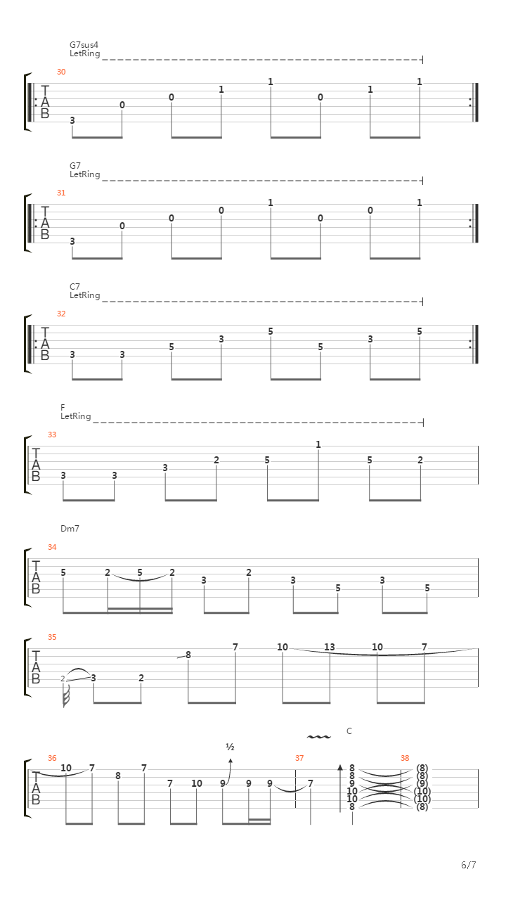 Prelude In C Major吉他谱