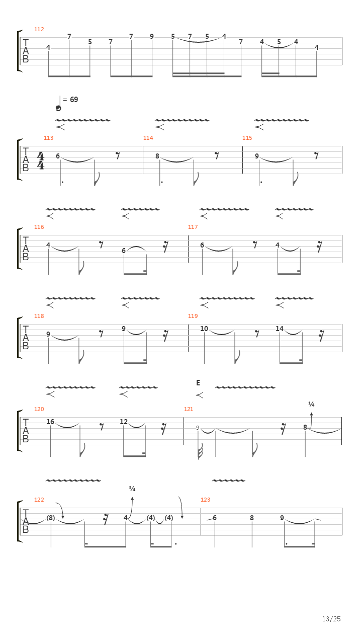 Glasgow Kiss吉他谱