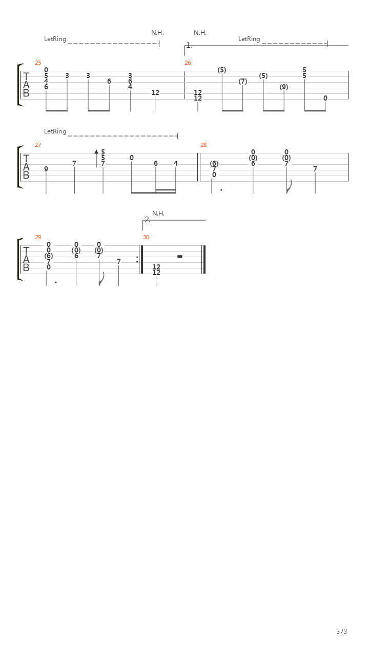 Both Sides Now吉他谱