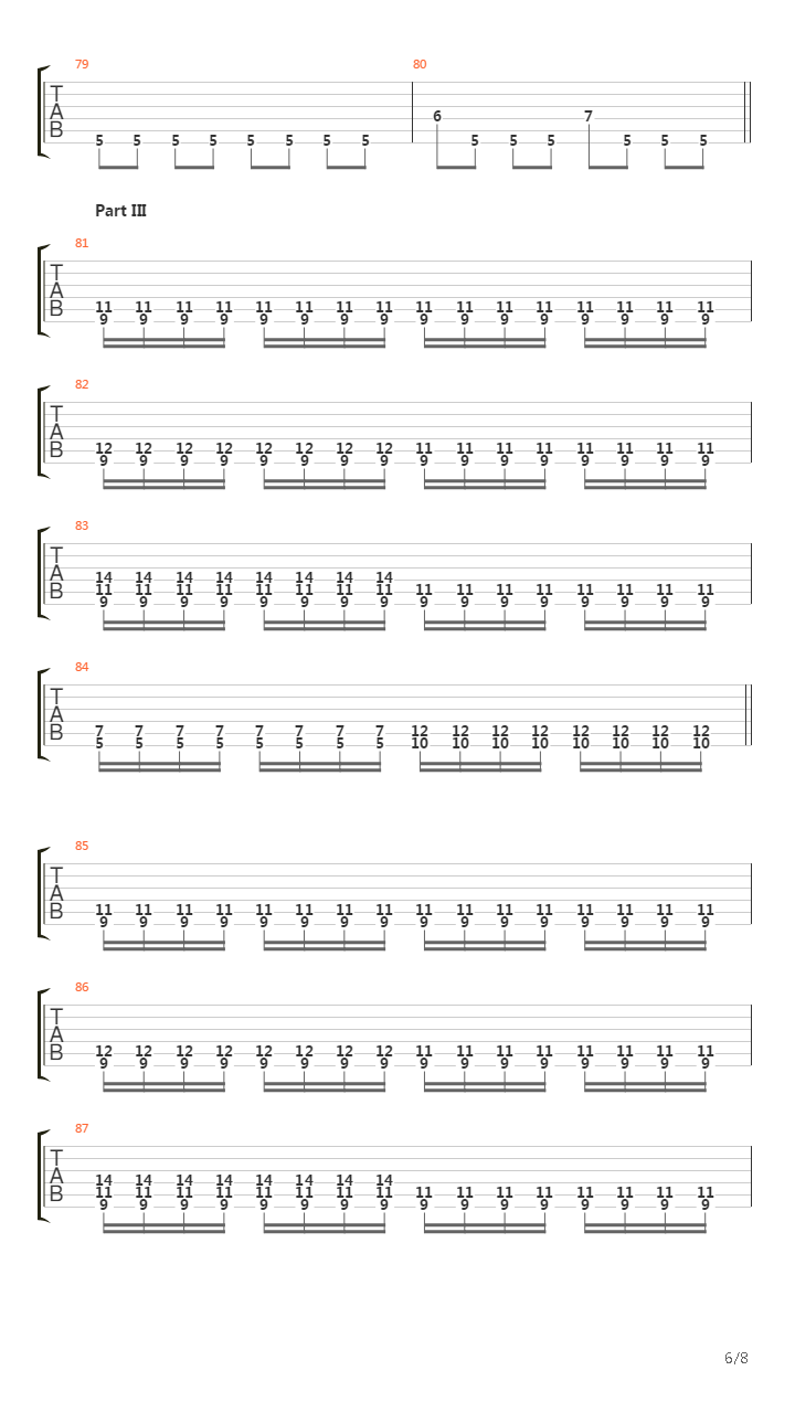 Altergang吉他谱