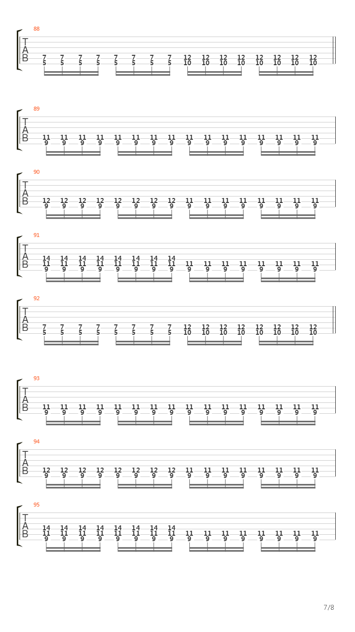 Altergang吉他谱
