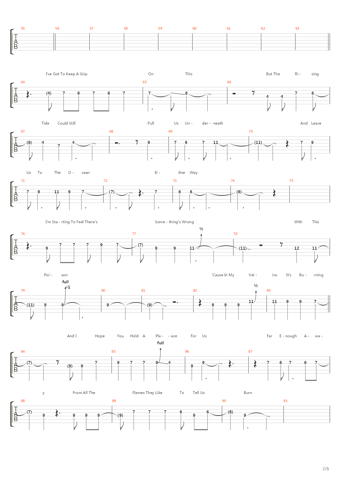 Aeons吉他谱