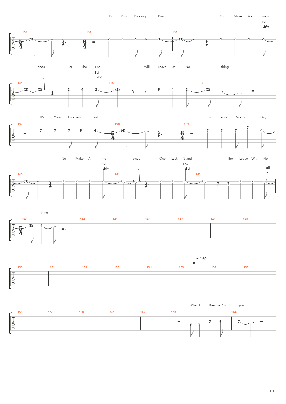 Aeons吉他谱