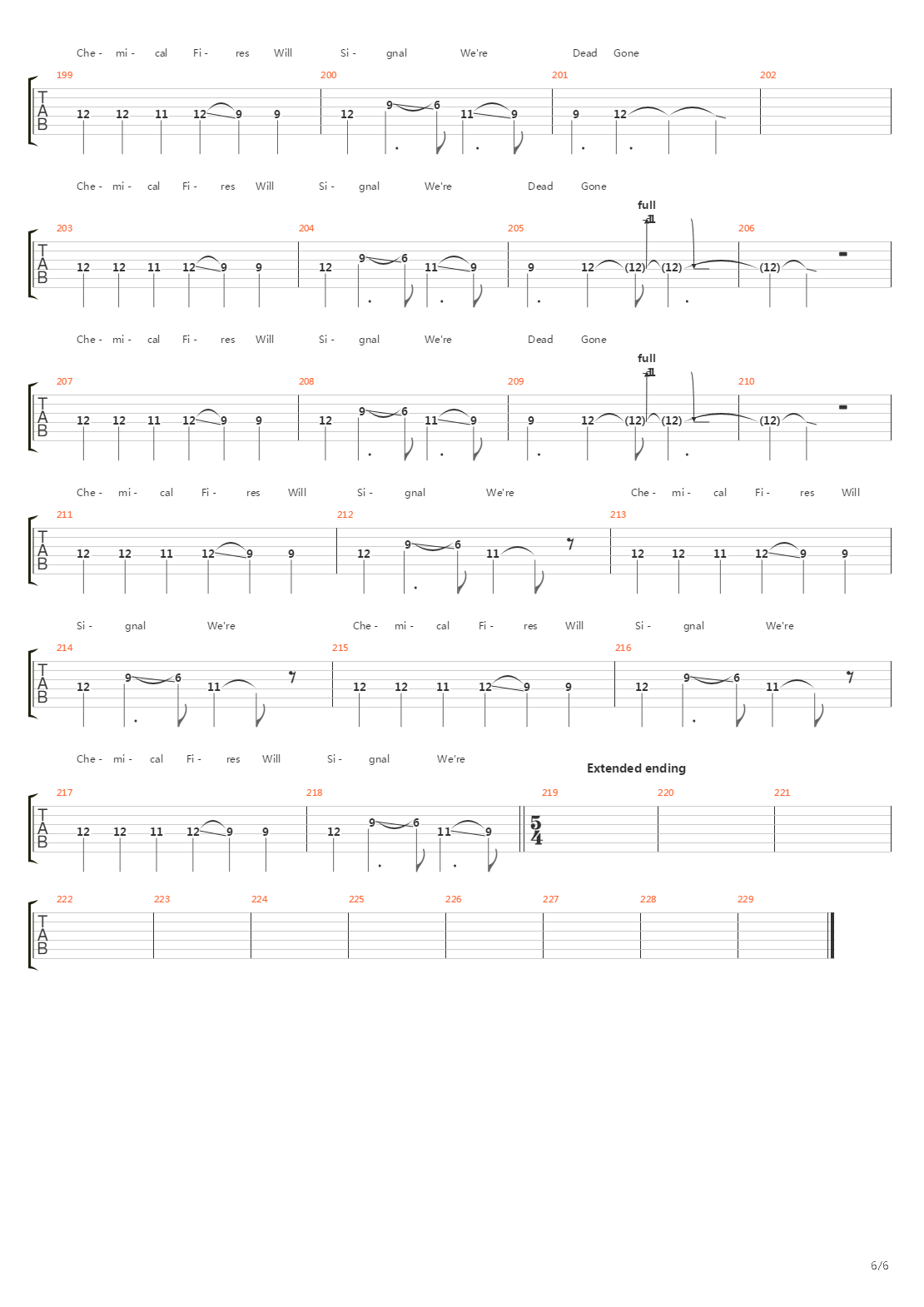 Aeons吉他谱