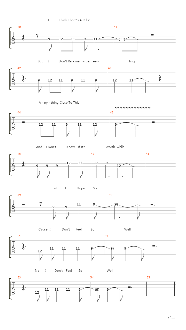 Aeons吉他谱