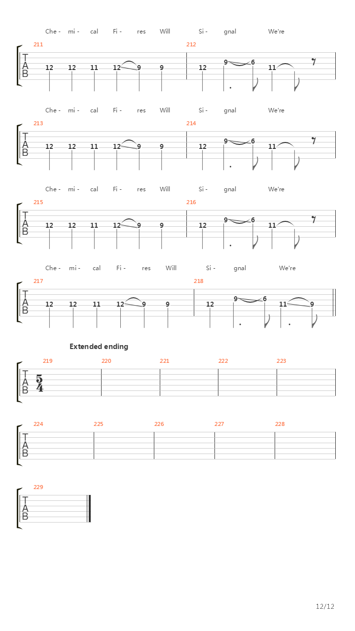 Aeons吉他谱