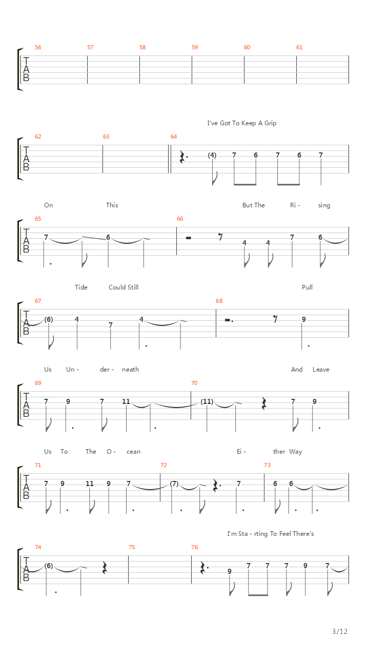 Aeons吉他谱