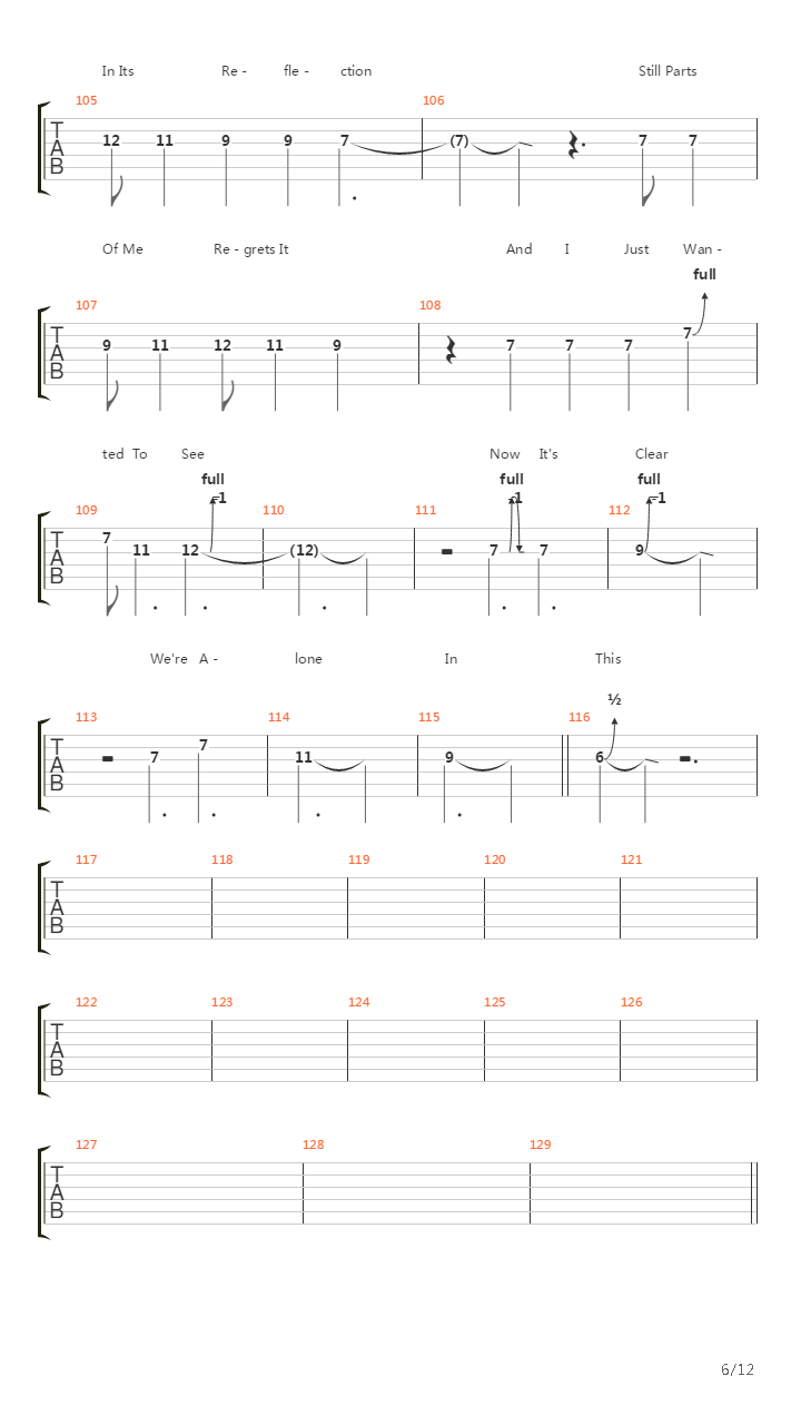 Aeons吉他谱