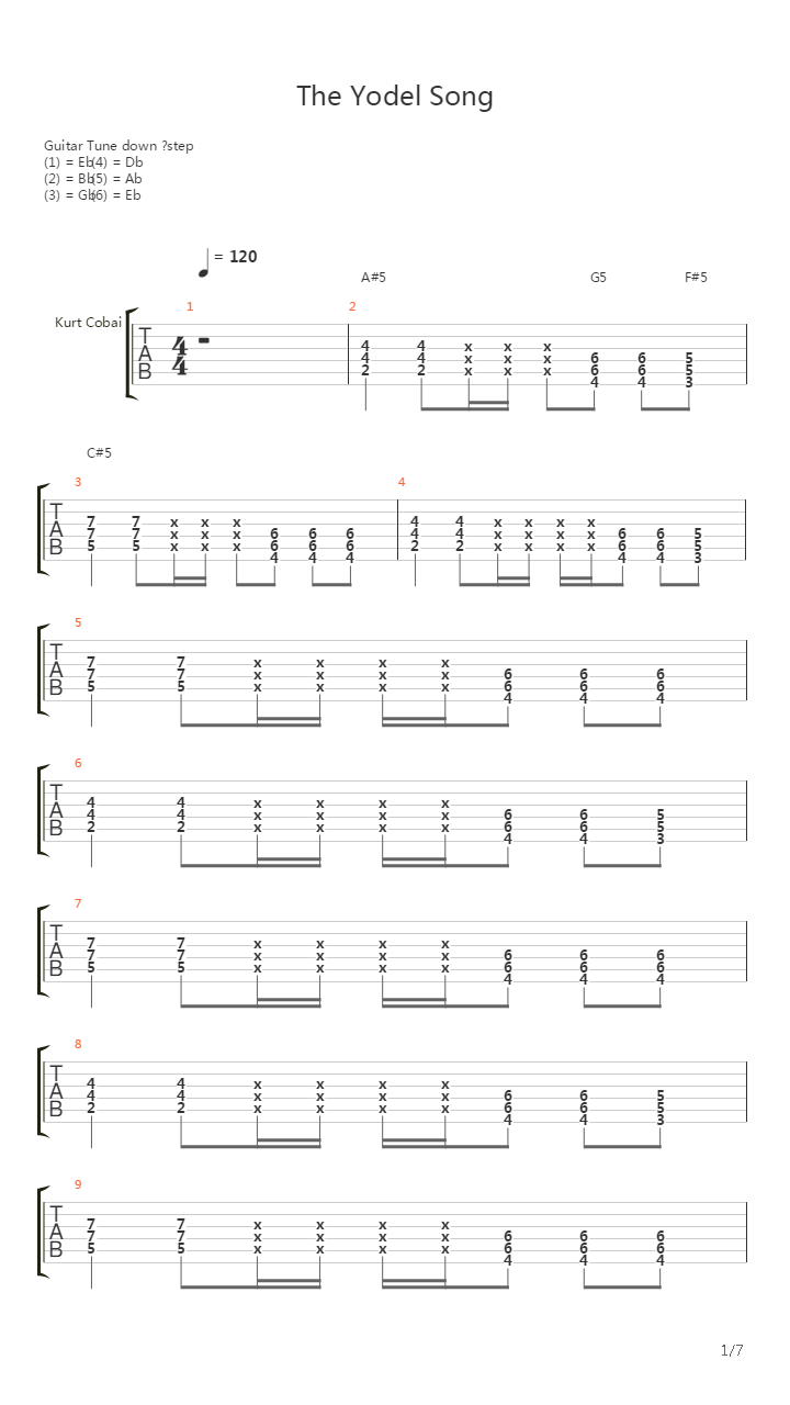 The Yodel Song吉他谱