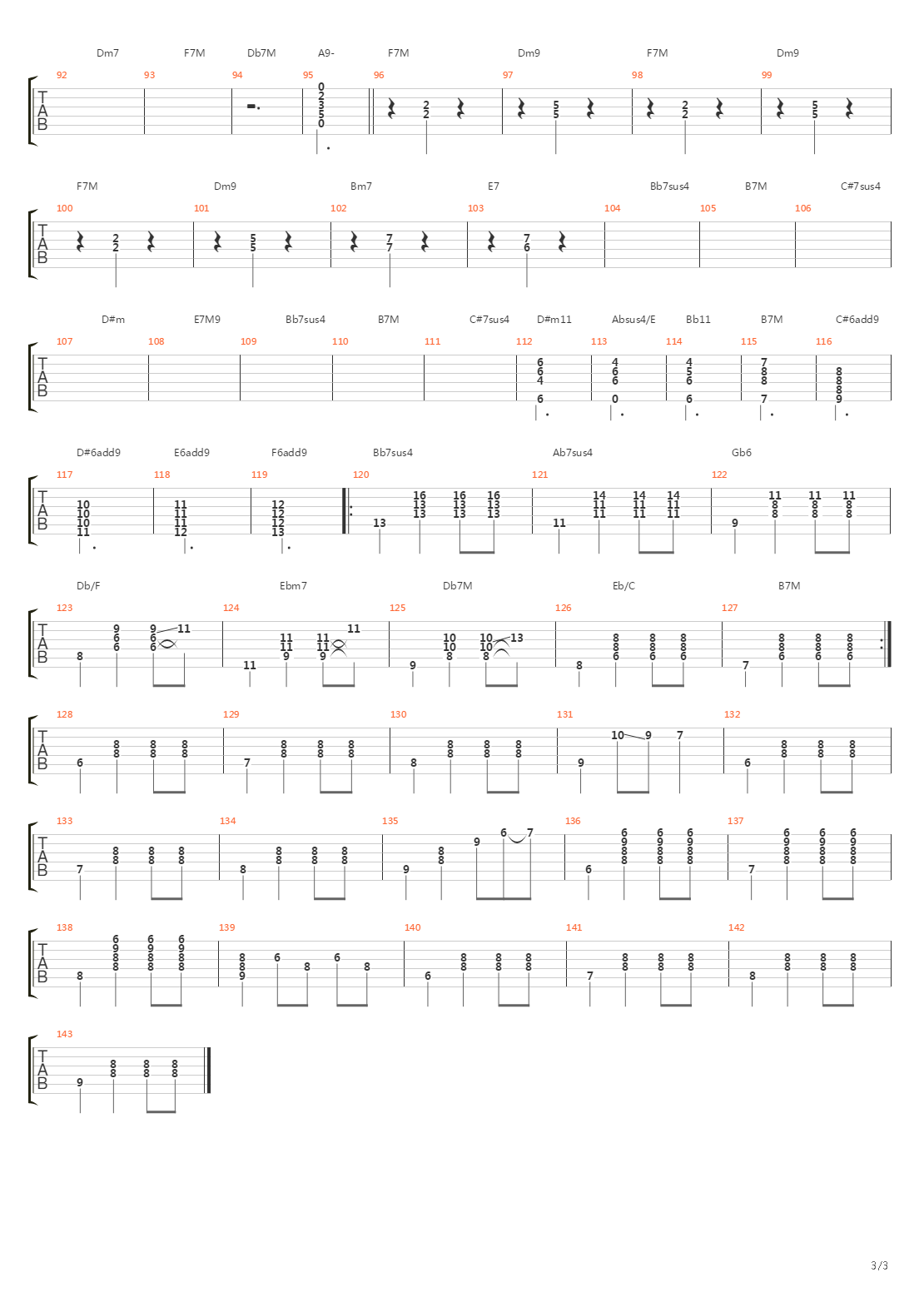 Zhivago吉他谱