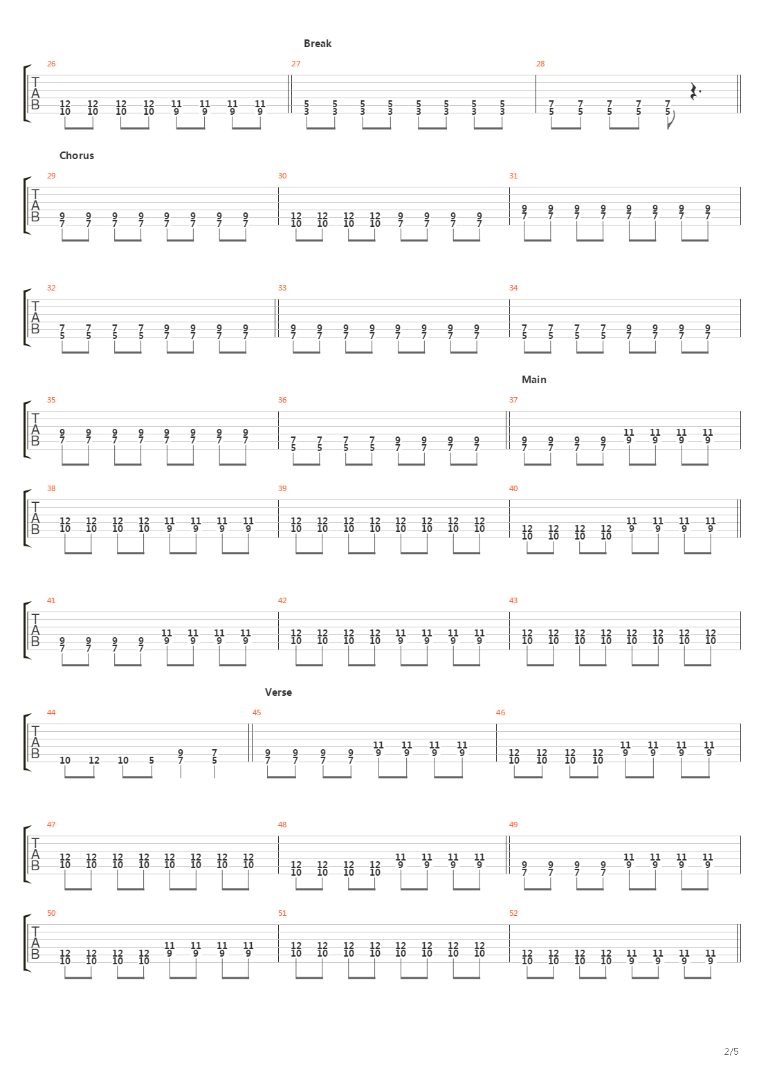Down The Hatch吉他谱