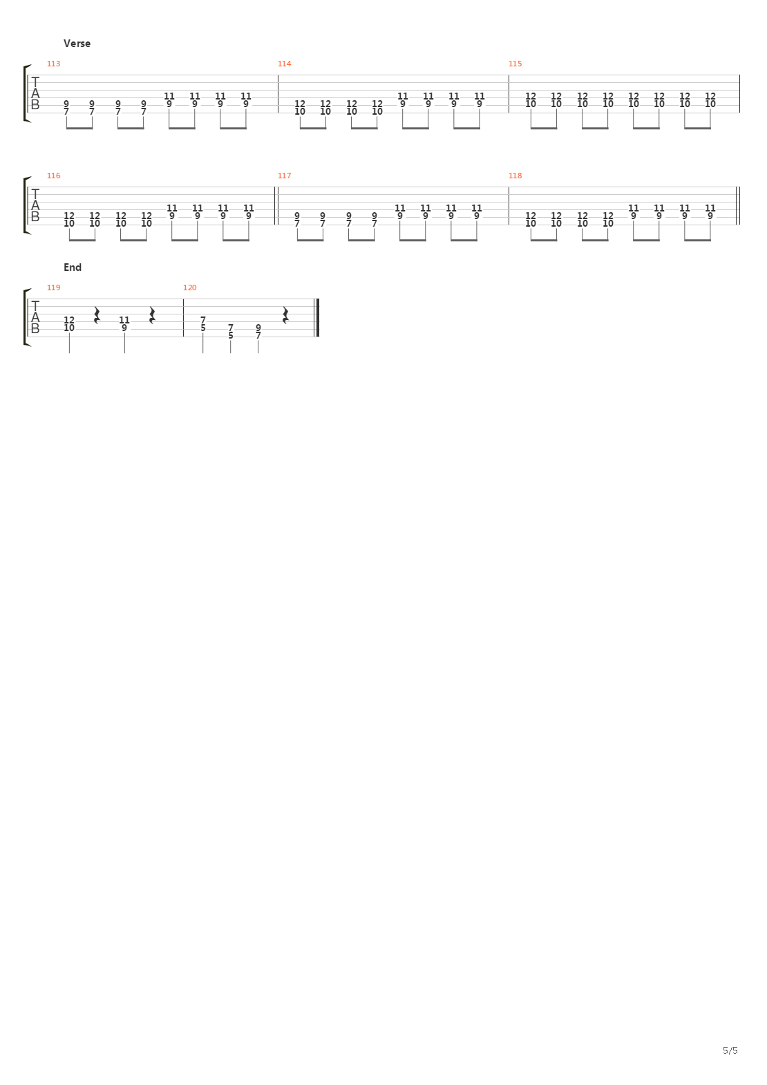 Down The Hatch吉他谱