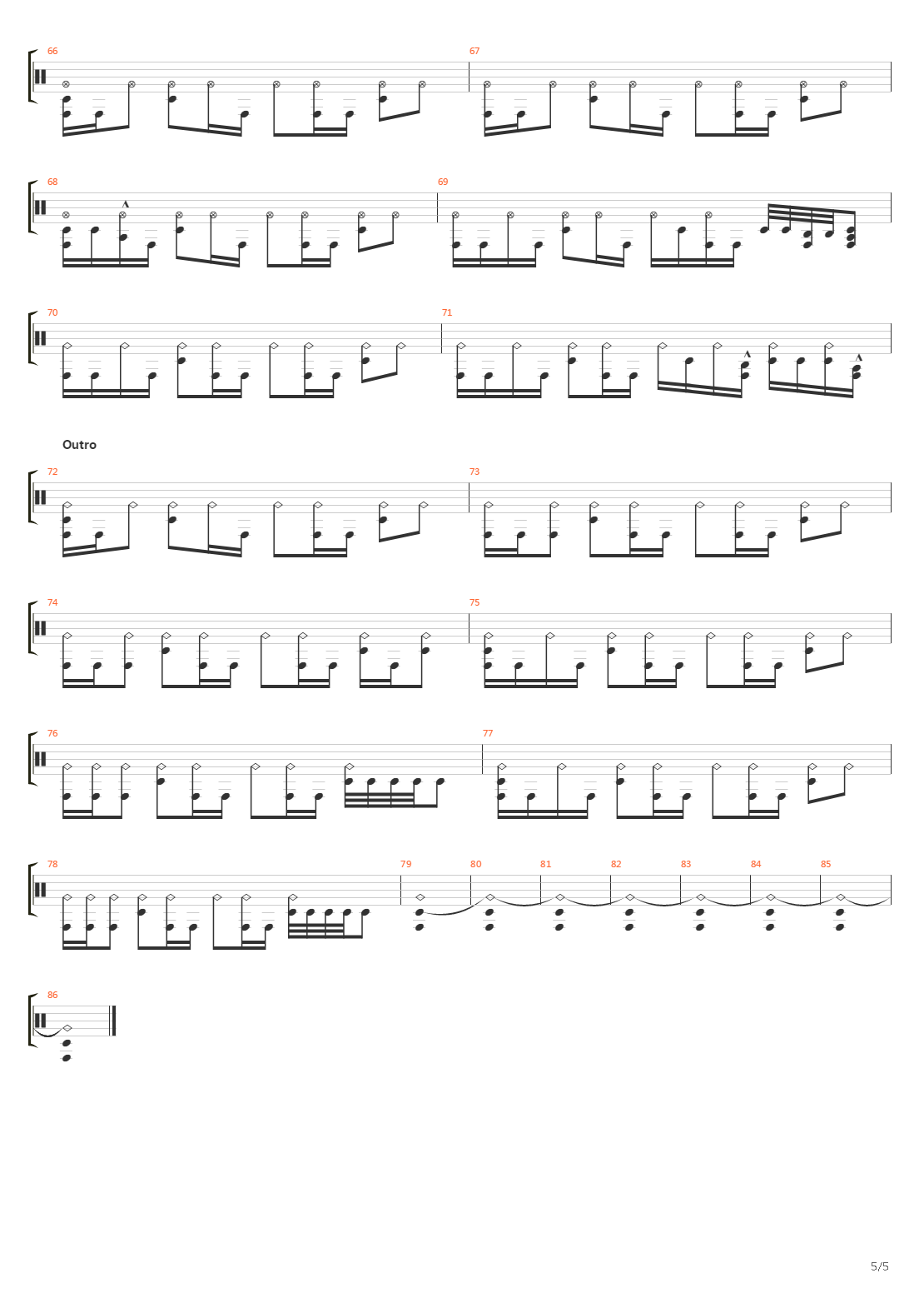 Black Mire吉他谱