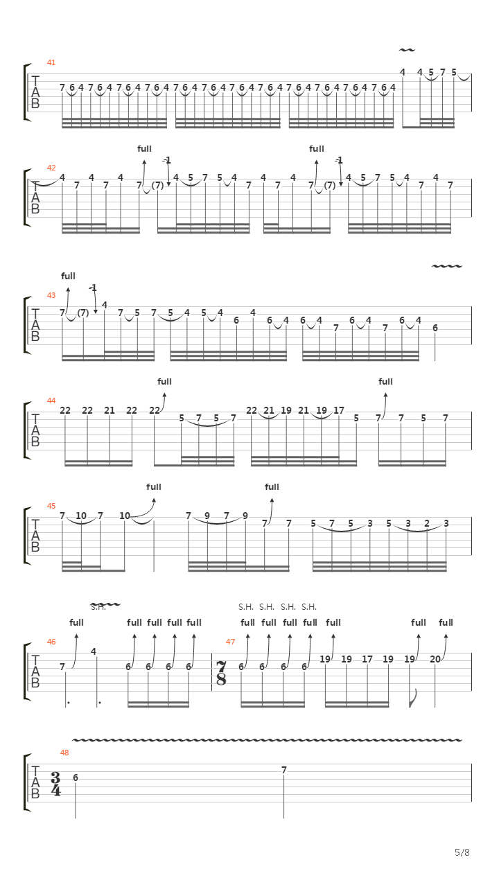 Each Dawn I Die吉他谱