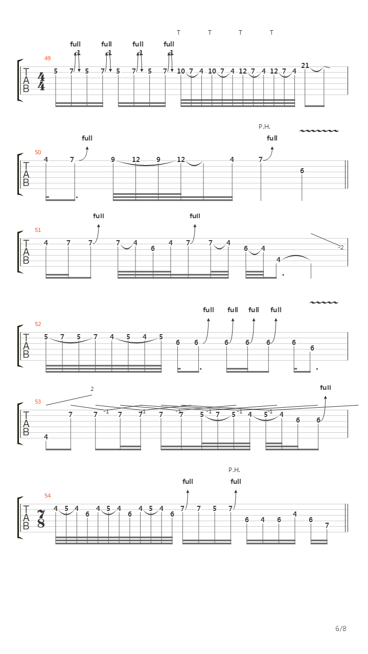 Each Dawn I Die吉他谱