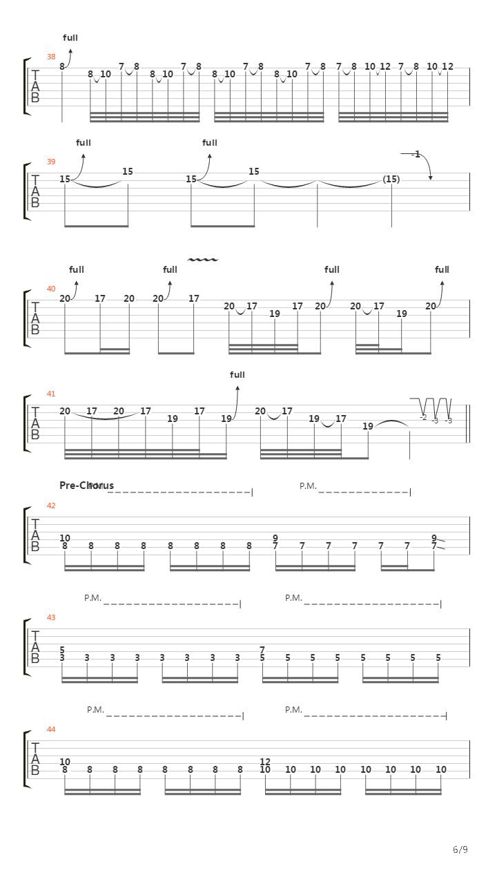 Shell Shock吉他谱