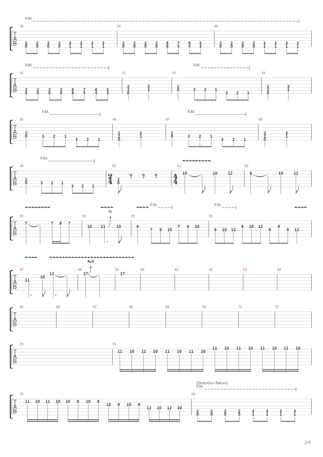 Millenium Of The Blind吉他谱