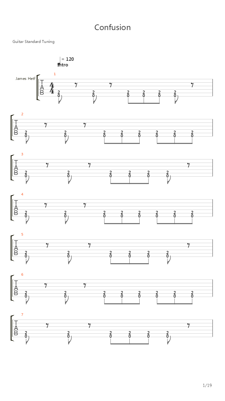 Confusion吉他谱