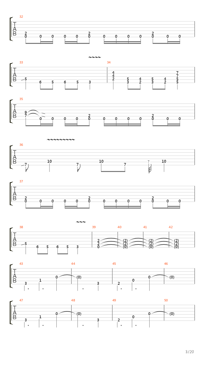 Here Comes Revenge吉他谱