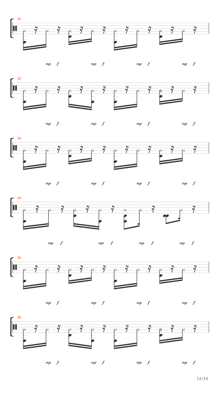 Punkaddidle吉他谱